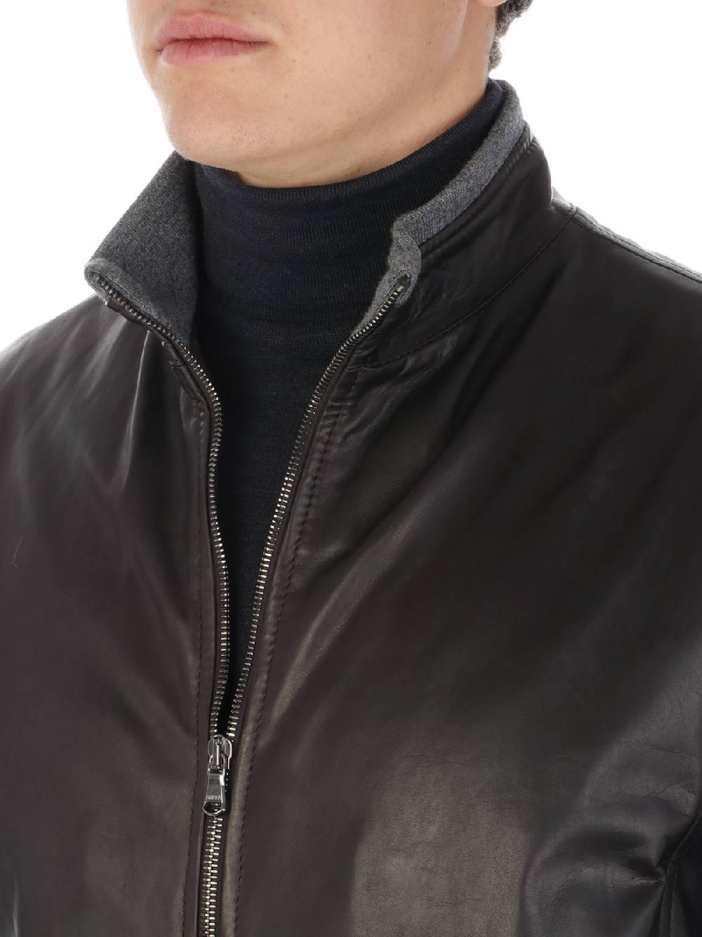 BARBA Giubbotto Uomo Fox in Pelle Novità