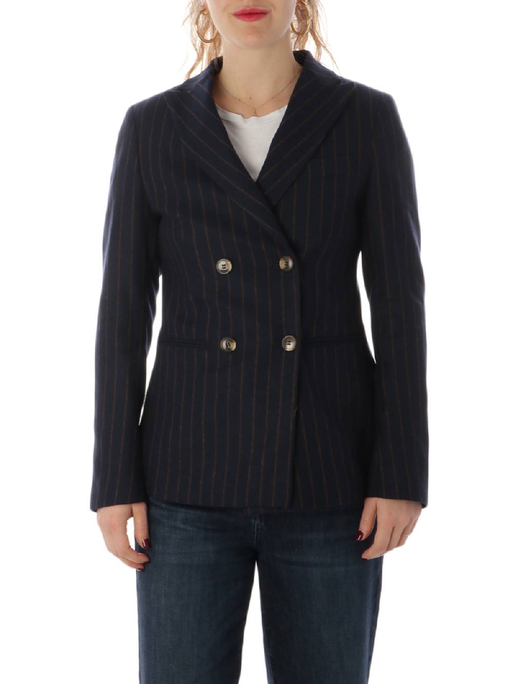 19.61 MILANO Blazer Donna Doppiopetto Diletta Outlet
