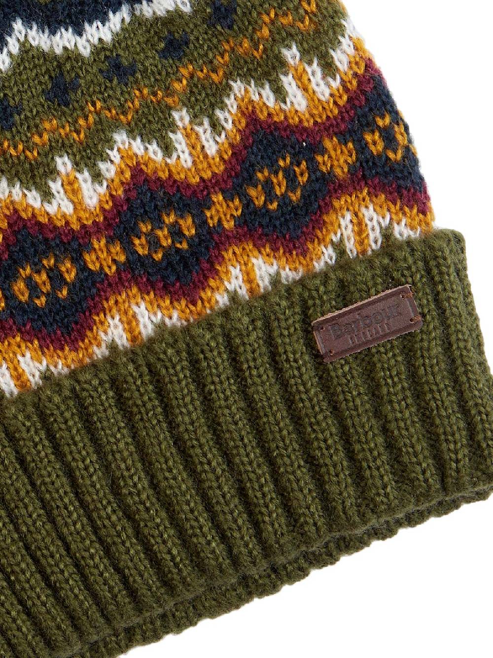 BARBOUR Berretto Uomo Case Fair Isle In Saldo