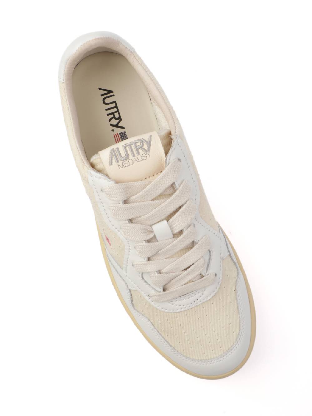 AUTRY Sneakers Uomo Medalist Low in Mesh e Pelle Nuova