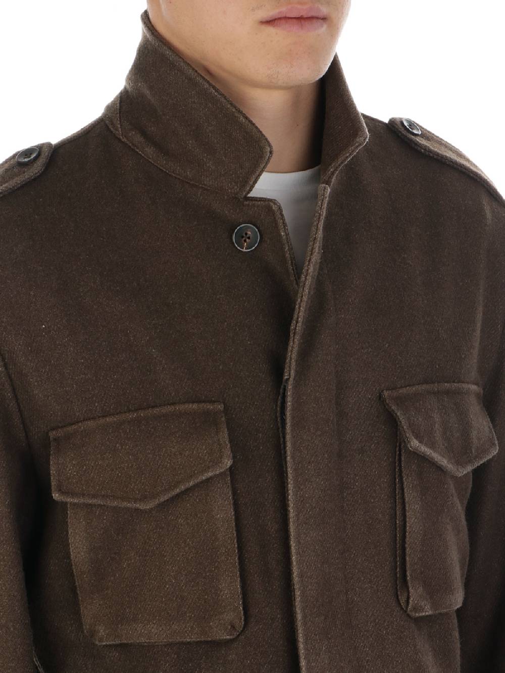 BOGLIOLI Field Jacket Uomo in Lana Only for today