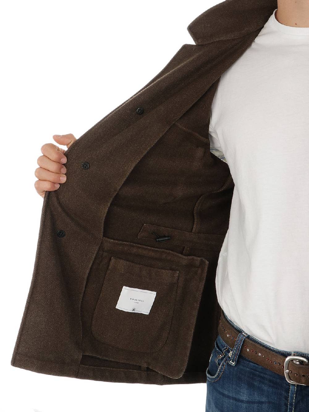 BOGLIOLI Field Jacket Uomo in Lana Only for today