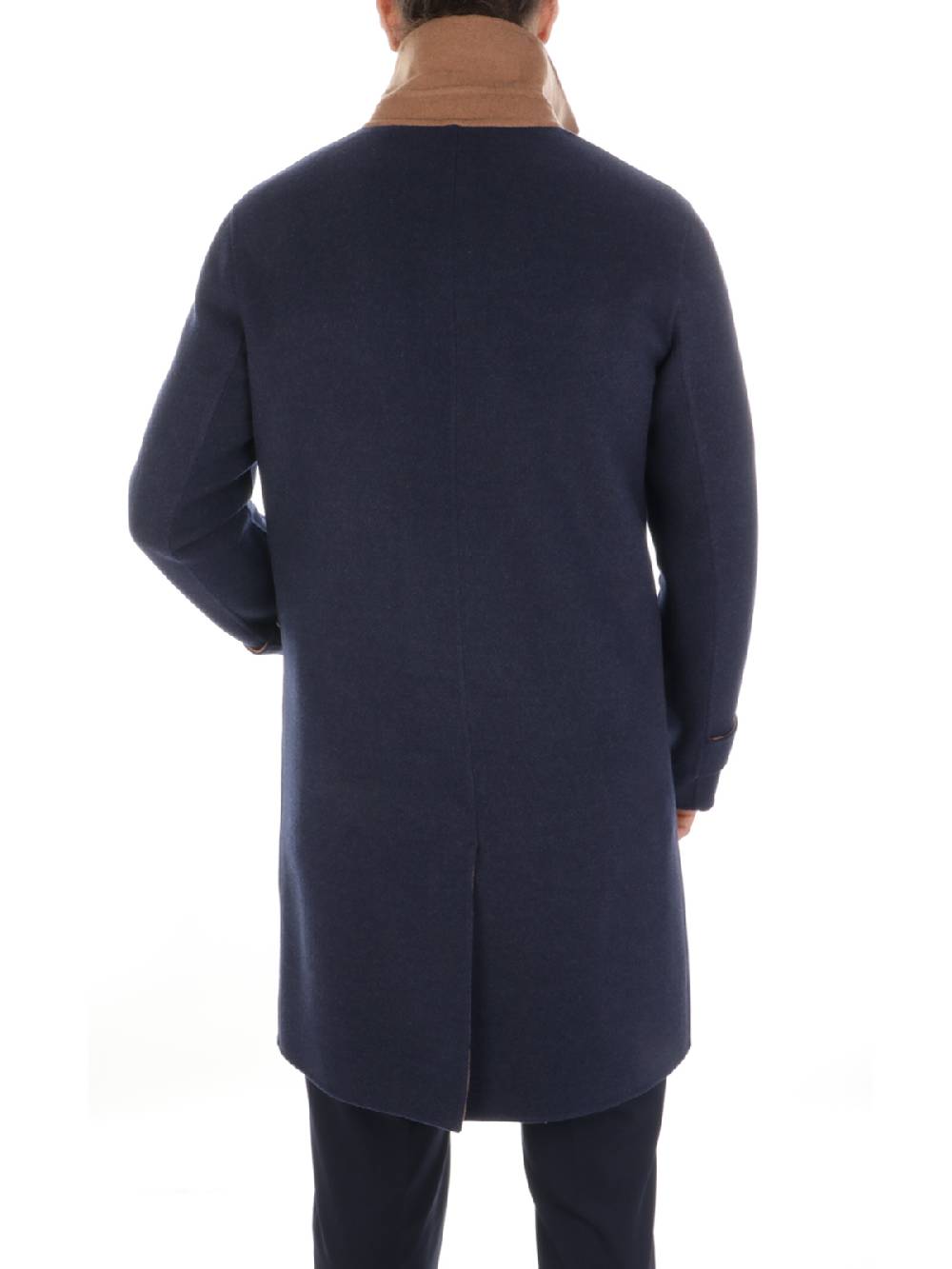 ELEVENTY Cappotto Uomo Reversibile in Lana Vergine Offerta speciale della fabbrica