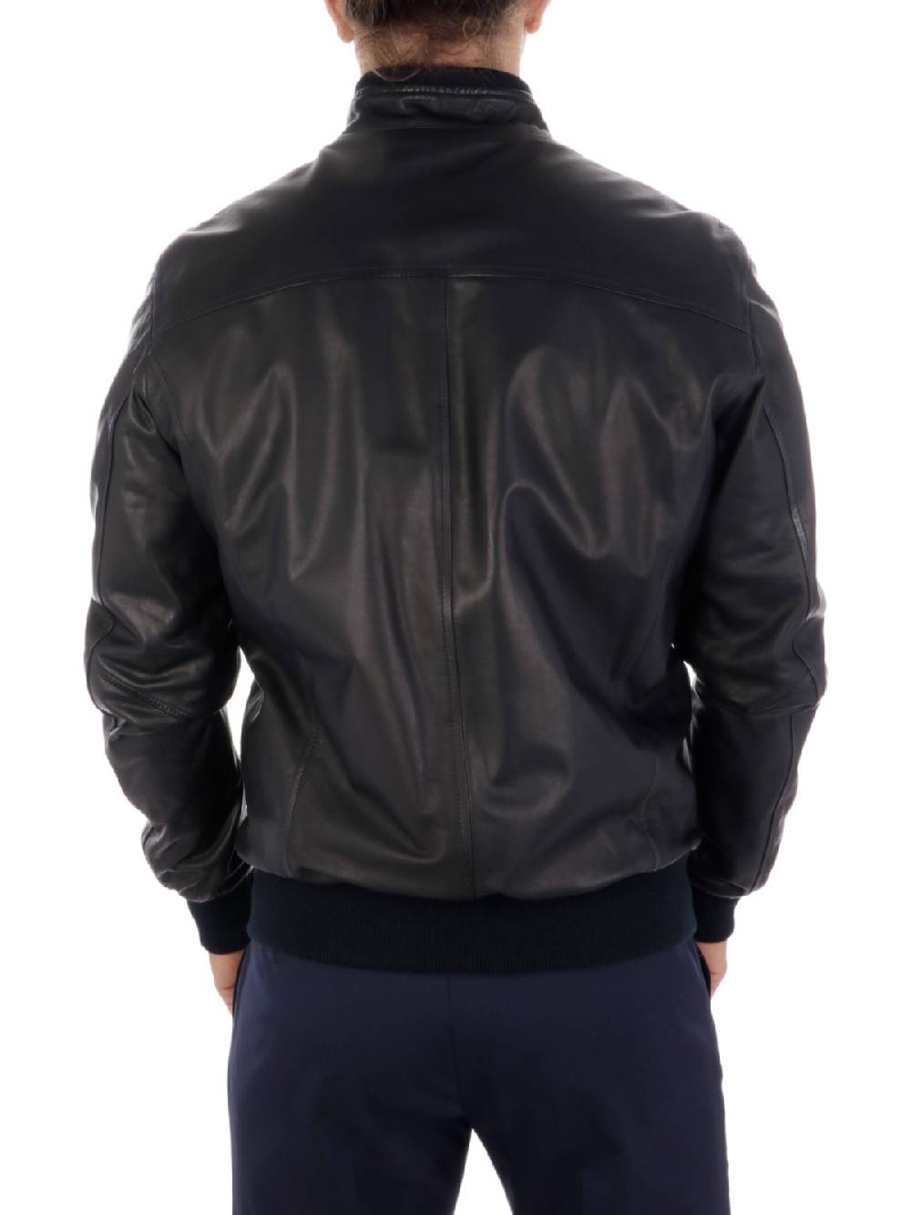 BARBA Giacca Uomo Fox in Pelle Sostegno trimestrale