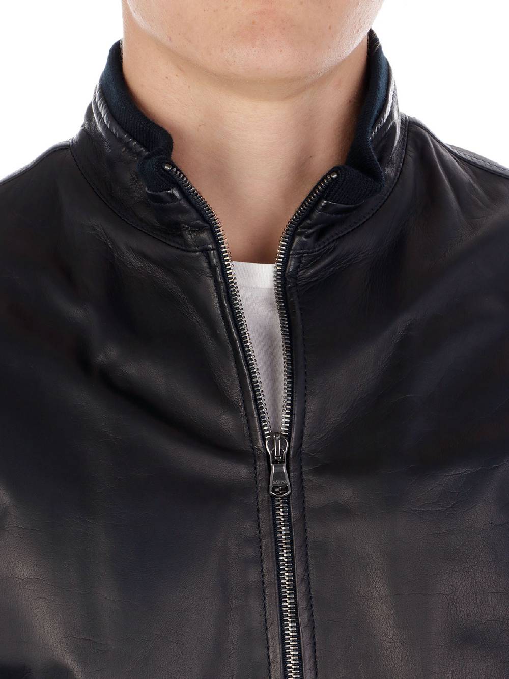 BARBA Giacca Uomo Fox in Pelle Sostegno trimestrale