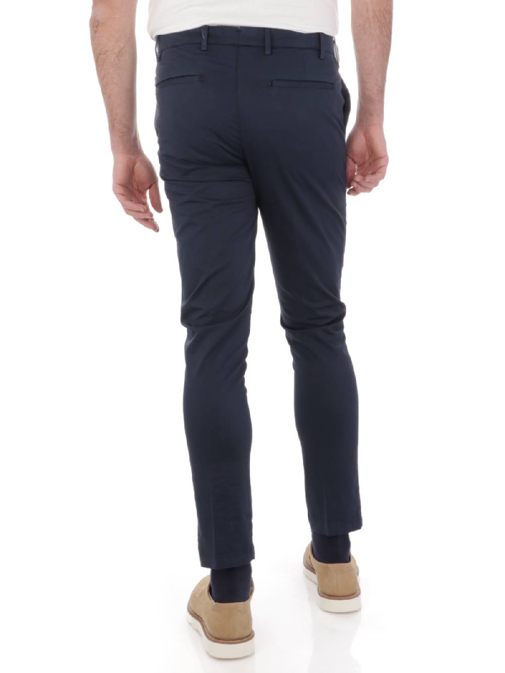 DEVORE INCIPIT Pantalone Uomo in Cotone Stretch