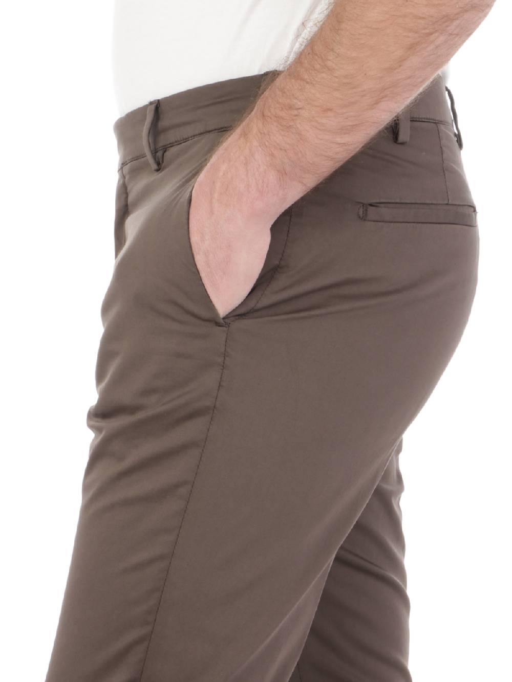 DEVORE INCIPIT Pantalone Uomo in Cotone Stretch Trasporto libero internazionale