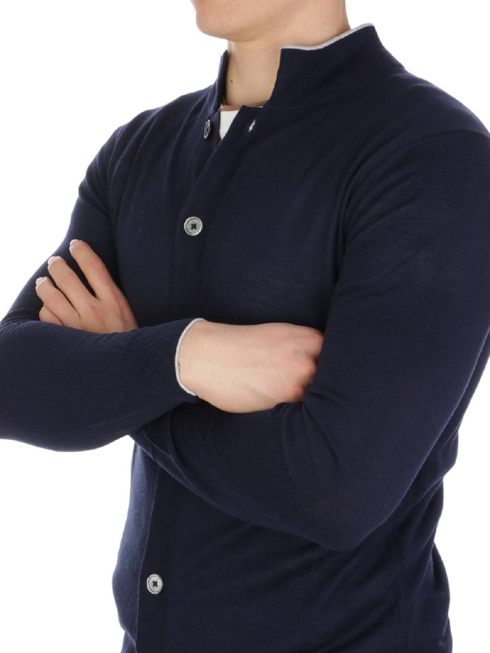 ELEVENTY Cardigan Uomo in Lana e Seta Limitato a 3 giorni