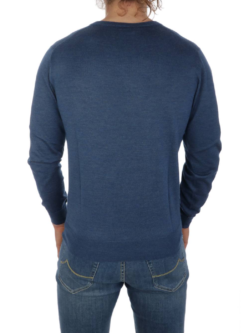 CRUCIANI Pullover Uomo in Cashmere e Seta Italy