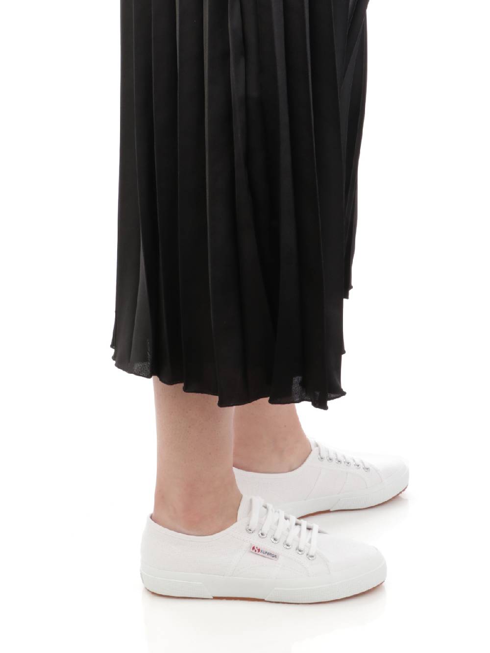 KAOS Gonna Midi con Pieghe Qualità
