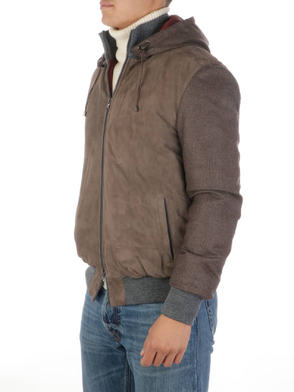 BARBA Bomber Uomo Imbottito con Cappuccio Sconto di tempo limitato