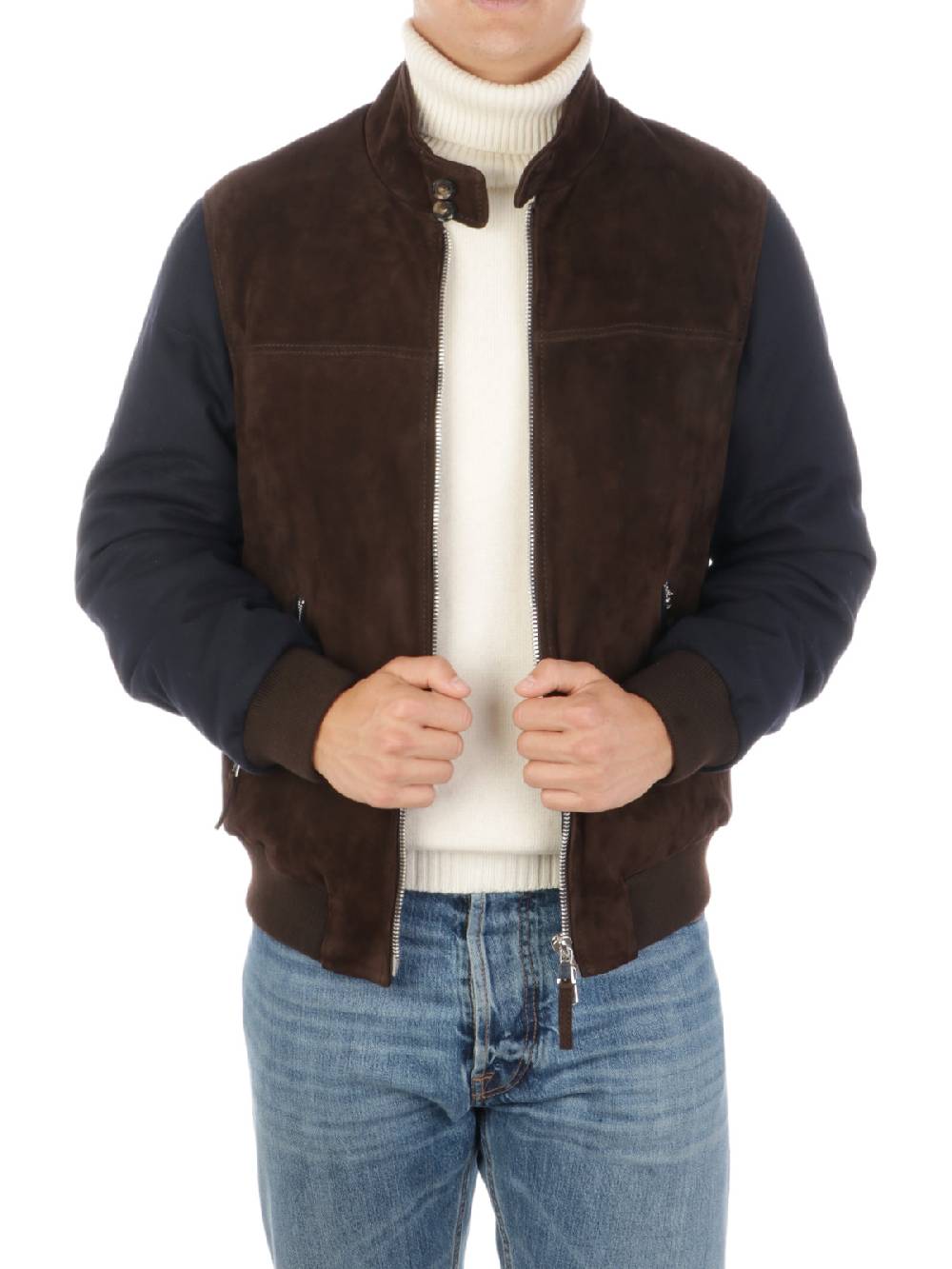 THE JACK LEATHERS Giacca in Suede Uomo Matthias Prezzo di fabbrica