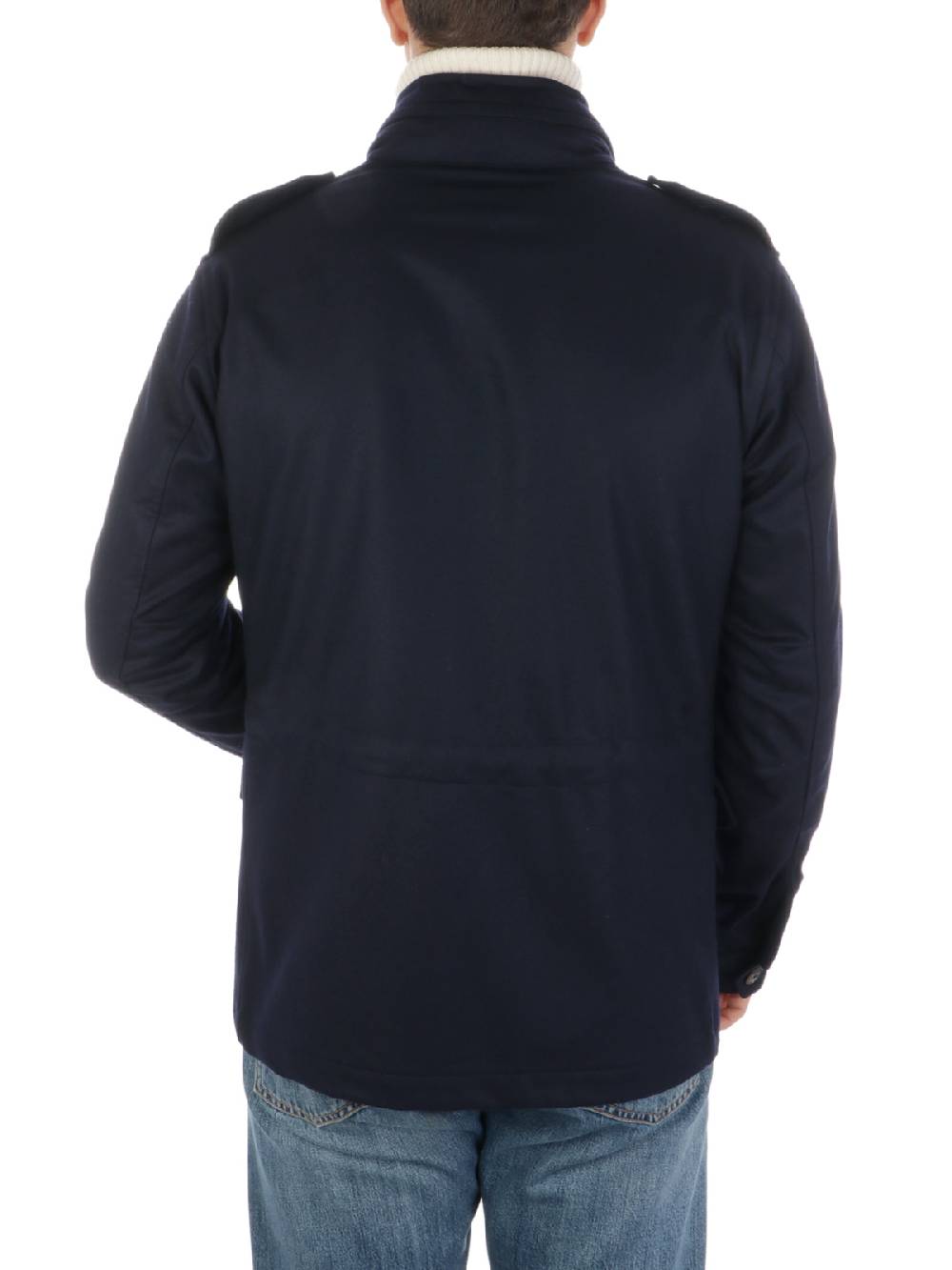 BARBA Field Jacket Uomo in Lana Grande vendita