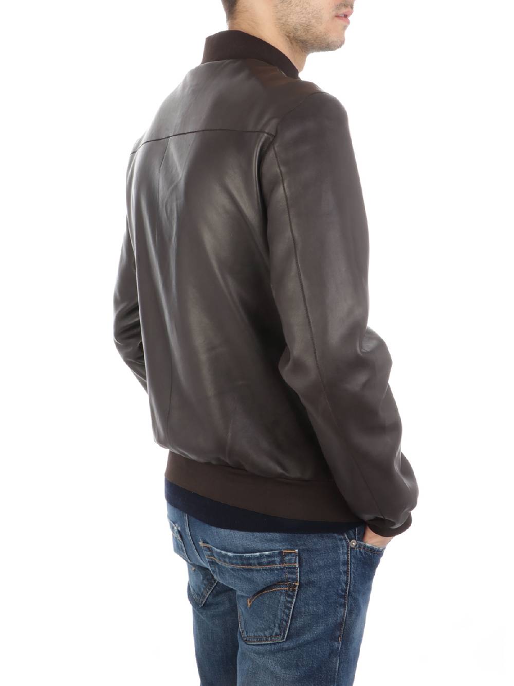 THE JACK LEATHERS Giacca in Pelle Uomo Derek Seamless Offerta natalizia