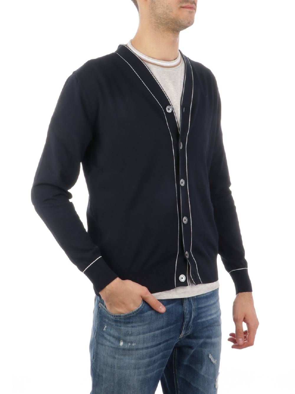 Eleventy Jersey Maglia Cardigan Vendita calda