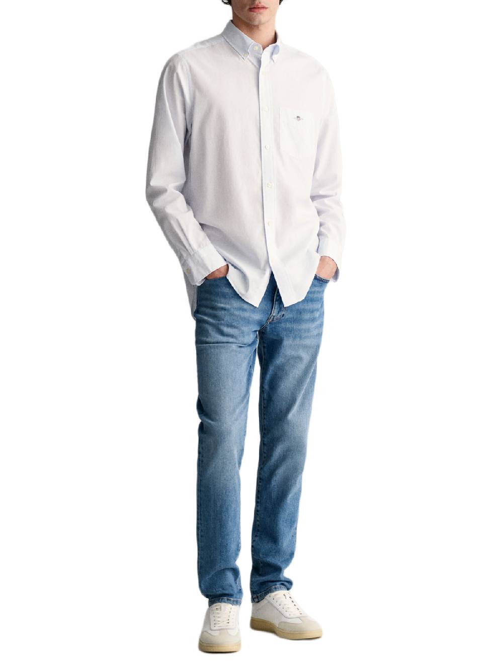 Gant Reg Poplin Banker Shirt Lightning offer