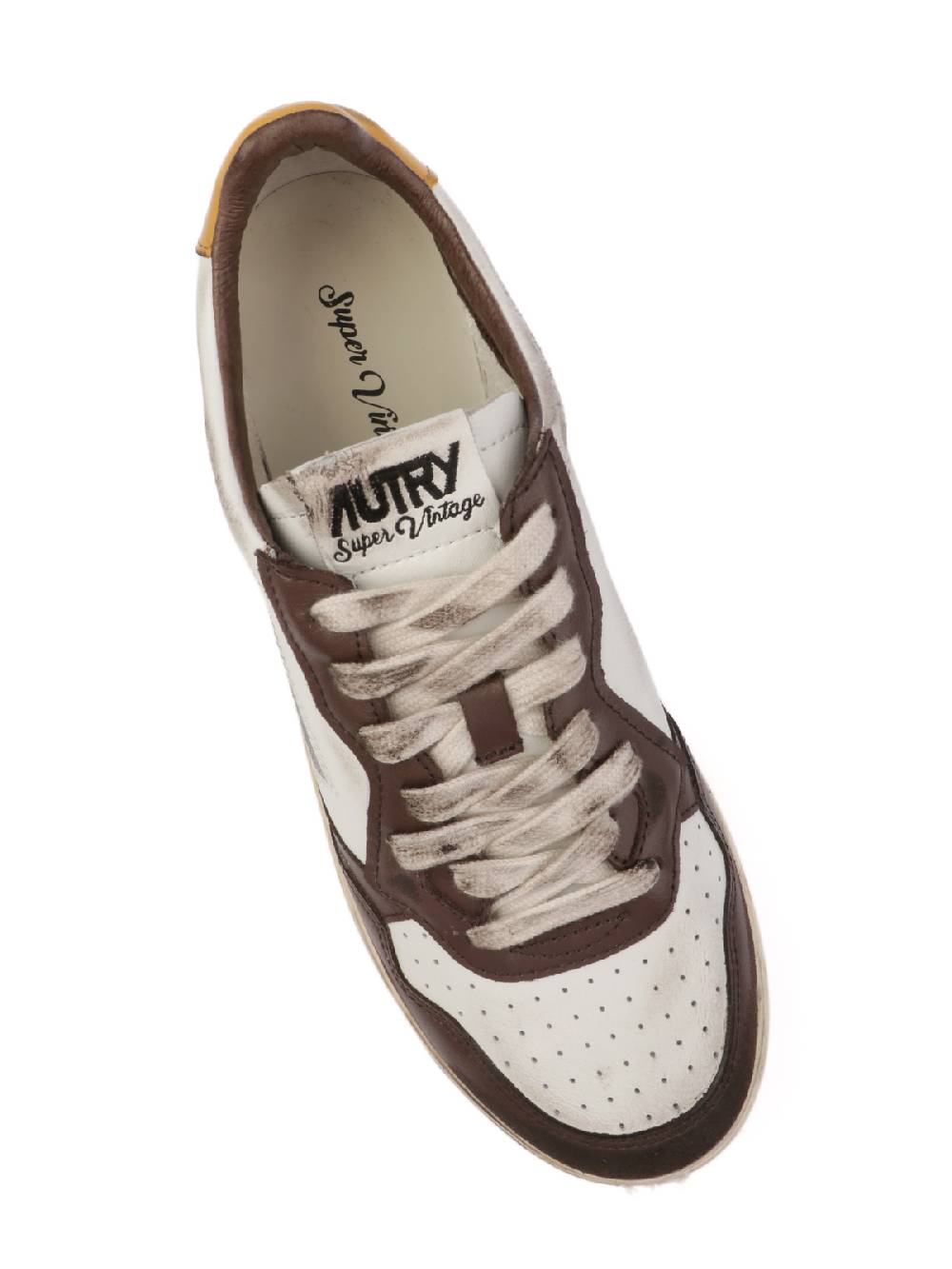 AUTRY Sneakers Uomo Super Vintage In Pelle Esporta salva