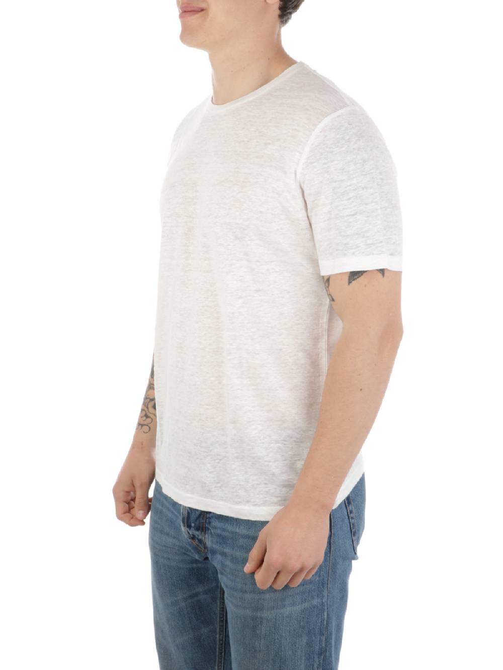 ZEYBRA T-shirt Uomo In Lino Nuovo