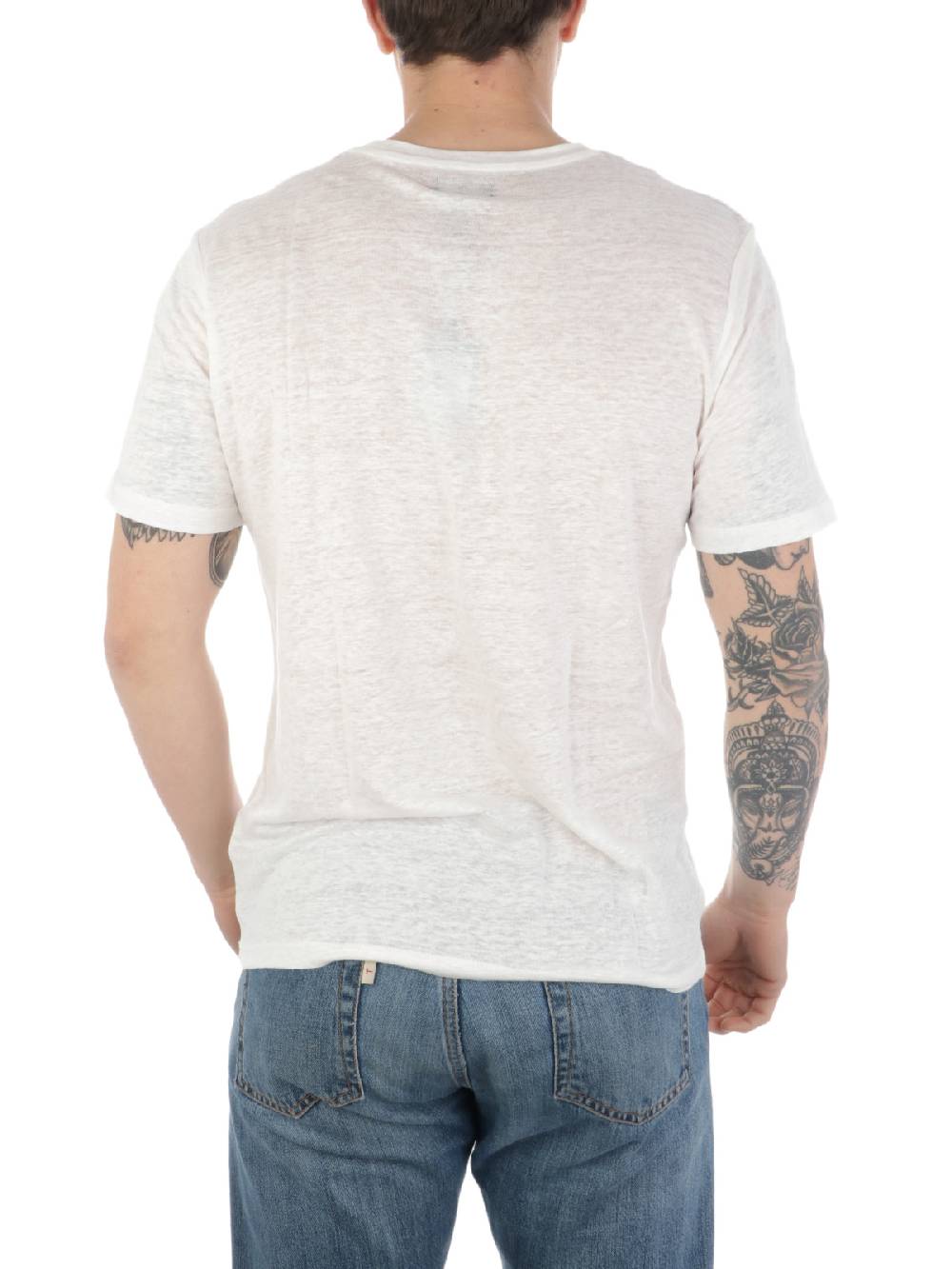ZEYBRA T-shirt Uomo In Lino Nuovo