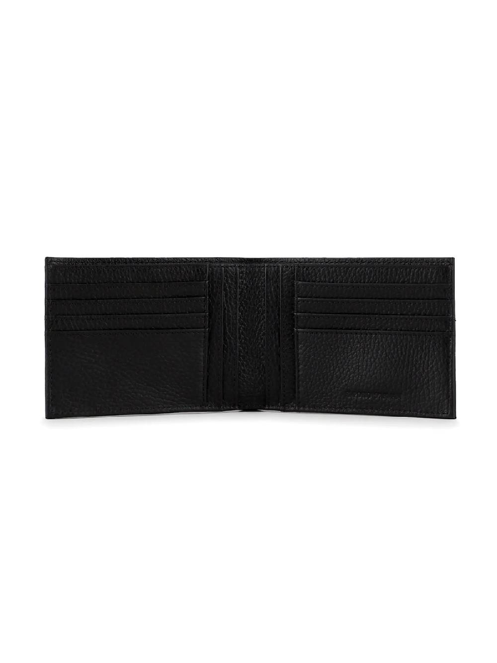 EMPORIO ARMANI Portafiglio Uomo in Pelle Bottalata Spedizione Gratuita