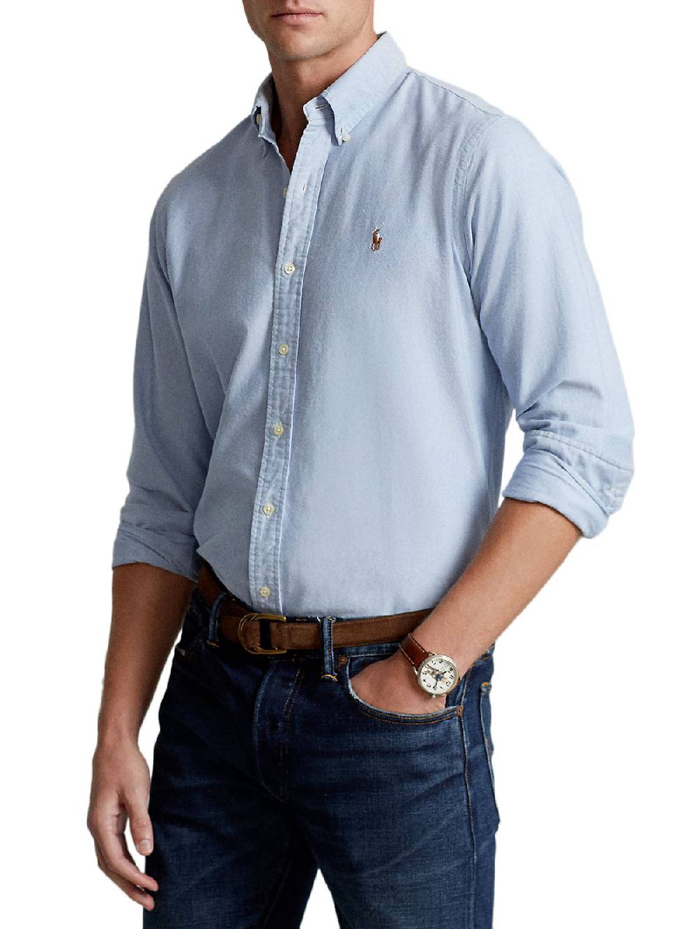POLO RALPH LAUREN Camicia Uomo Sport in Cotone Economico