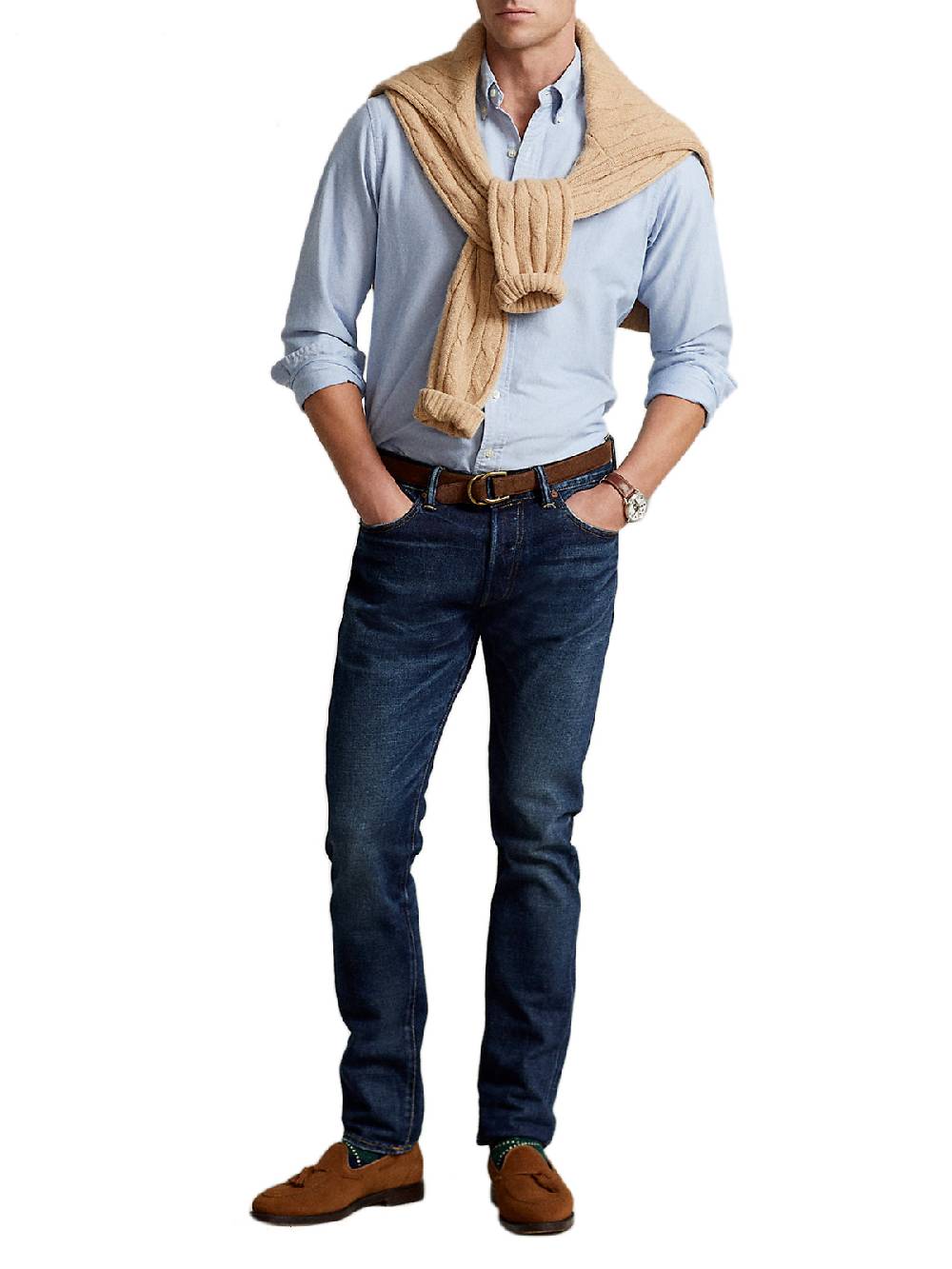 POLO RALPH LAUREN Camicia Uomo Sport in Cotone Economico