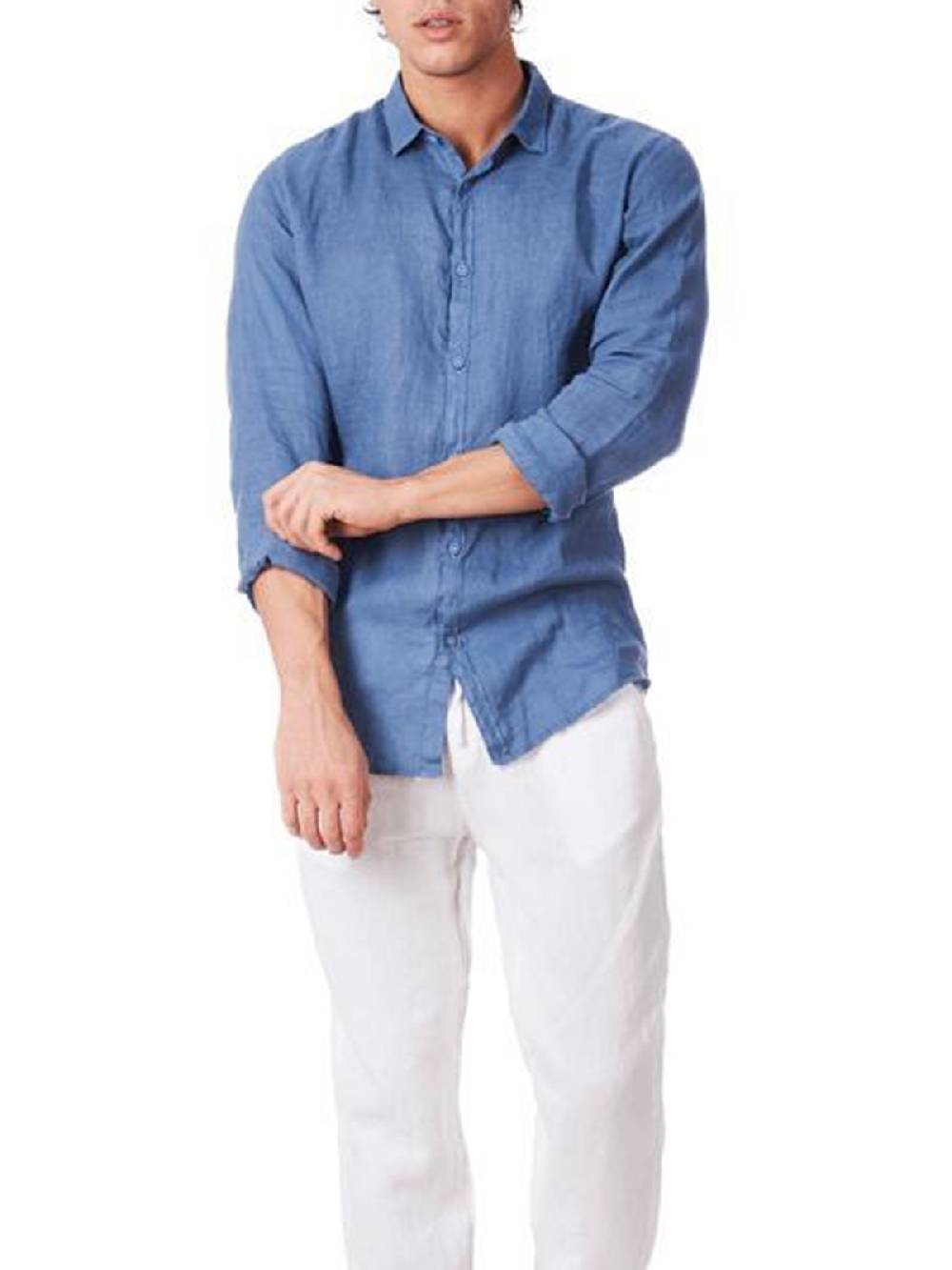 ZEYBRA Camicia Uomo In Lino Spedizione gratuita