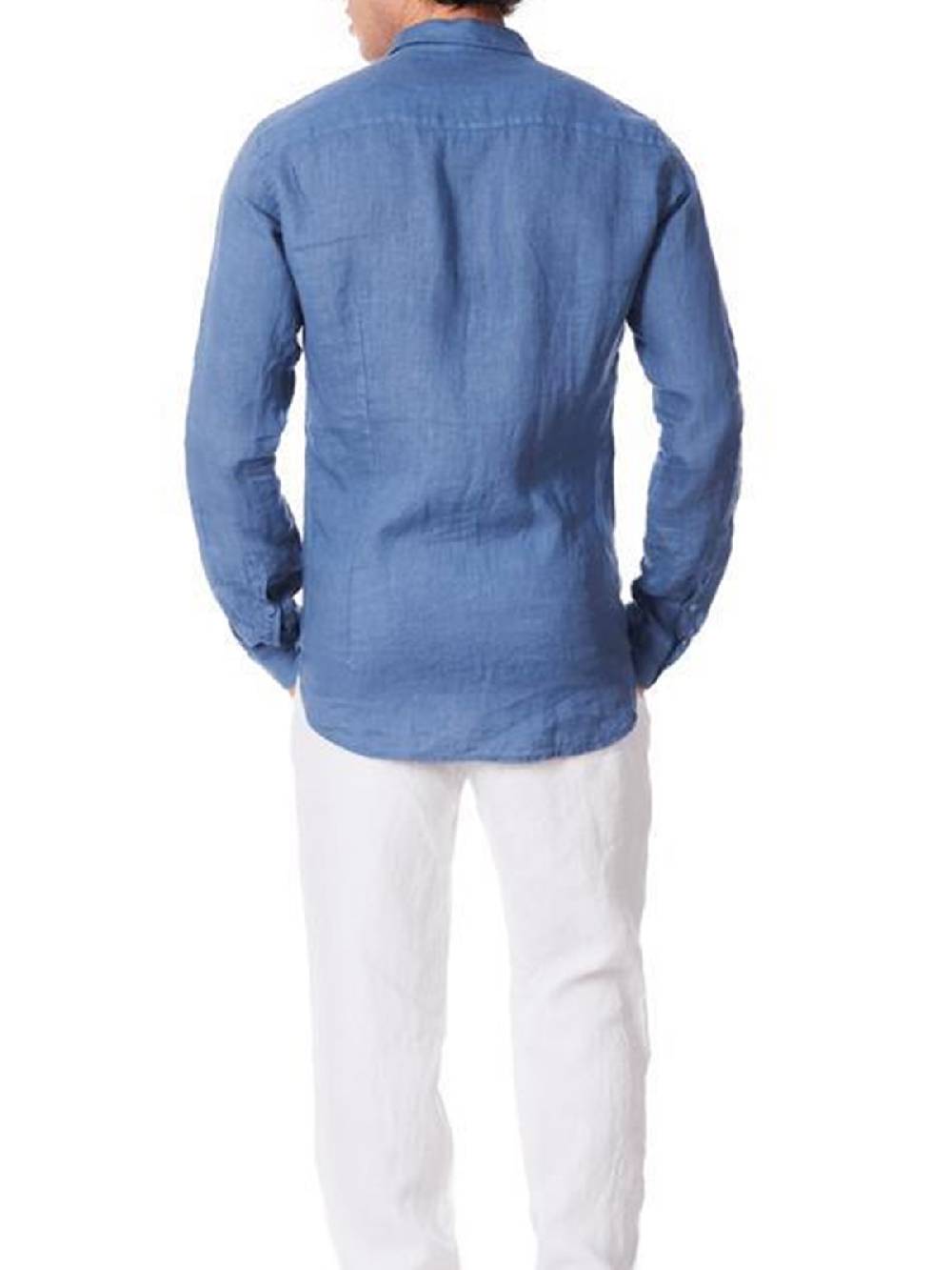 ZEYBRA Camicia Uomo In Lino Spedizione gratuita