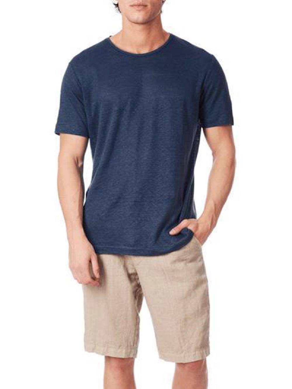 ZEYBRA T-shirt Uomo In Lino Sconto di tempo limitato