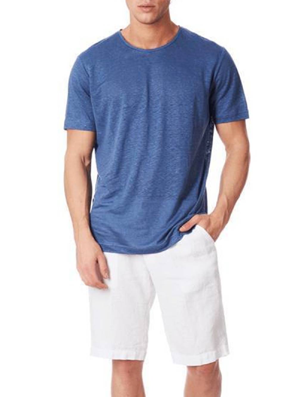 ZEYBRA T-shirt Uomo In Lino Negozio online di fabbrica