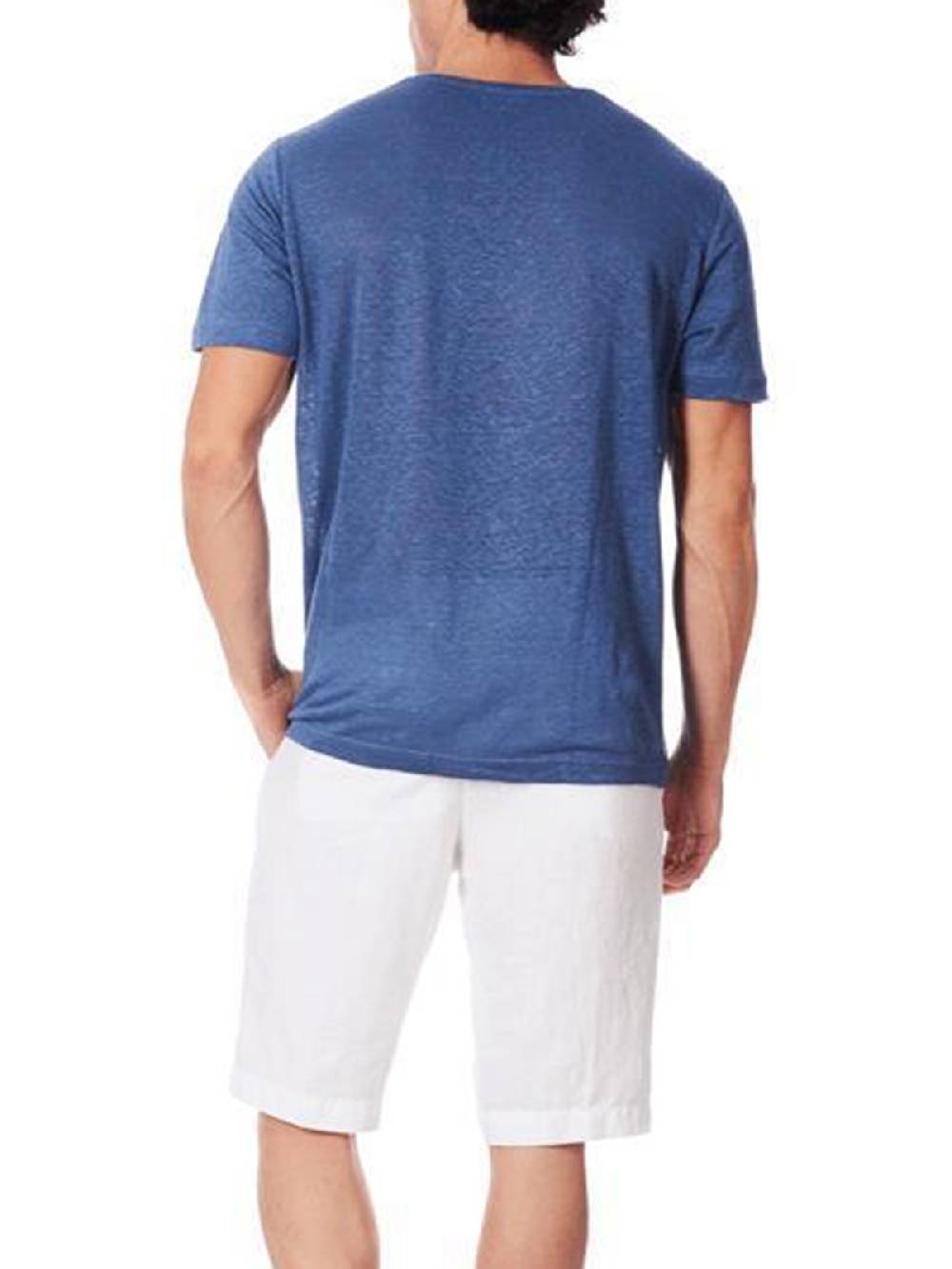 ZEYBRA T-shirt Uomo In Lino Negozio online di fabbrica