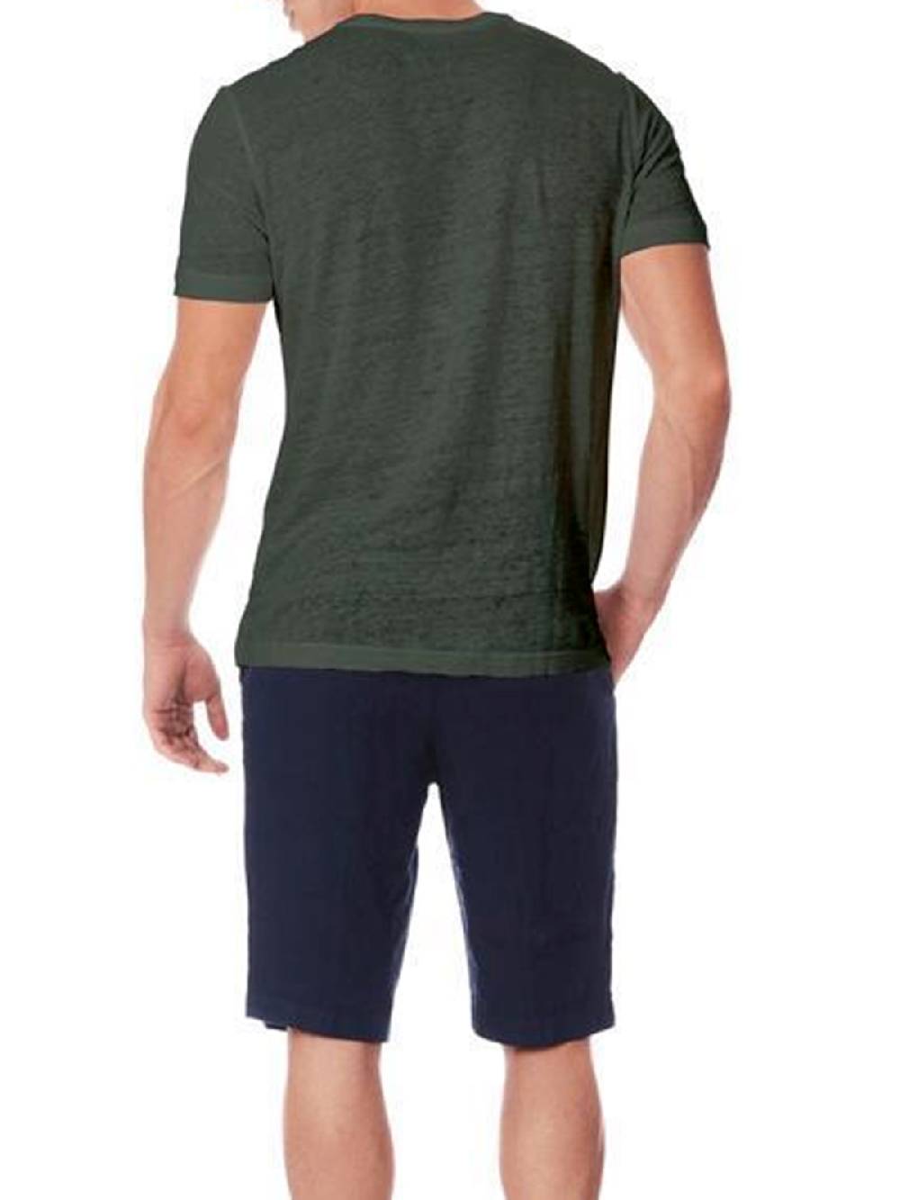 ZEYBRA T-shirt Uomo In Lino Prezzo di fabbrica