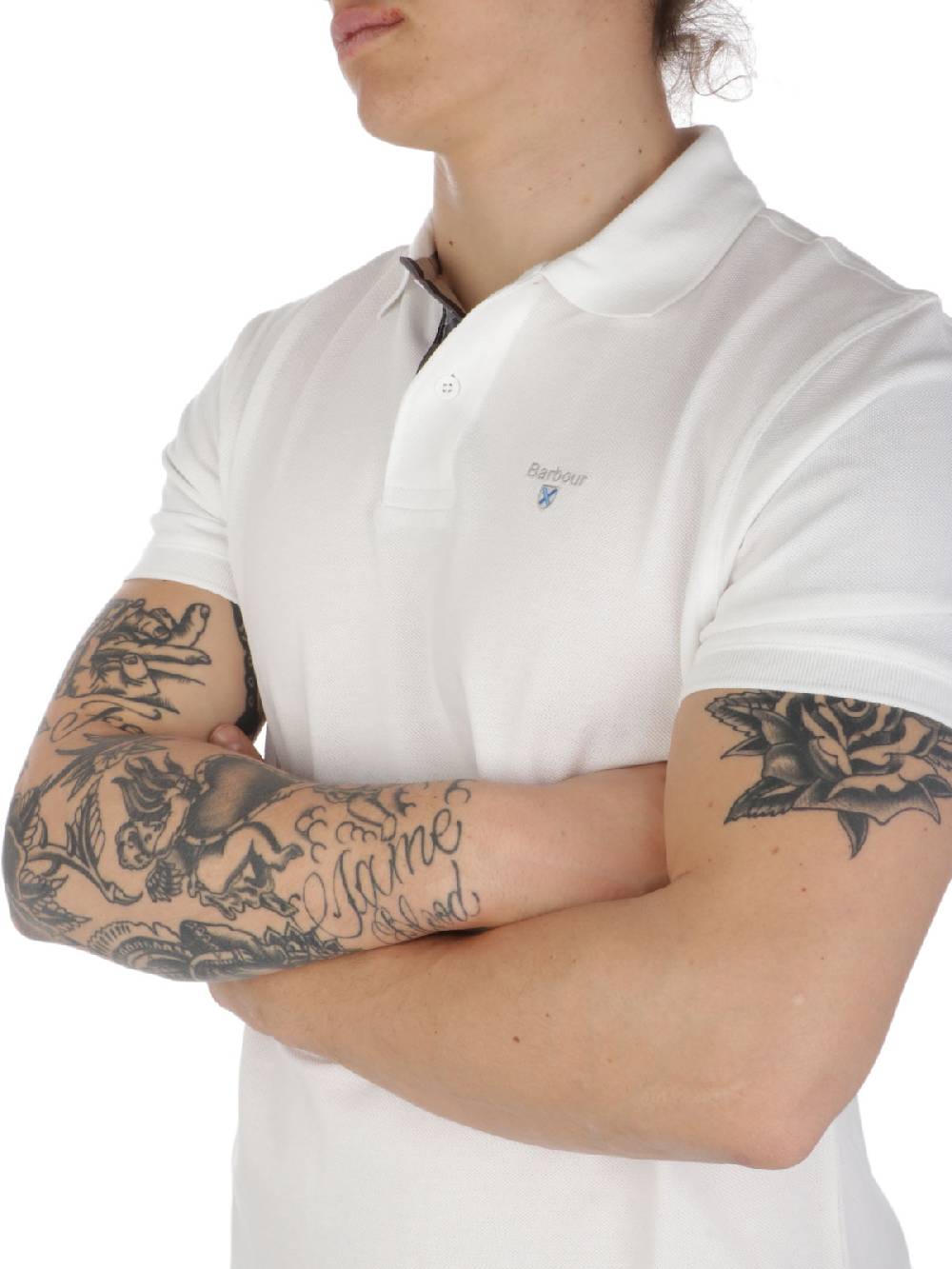BARBOUR Polo Uomo in Cotone Piqué Offerta natalizia