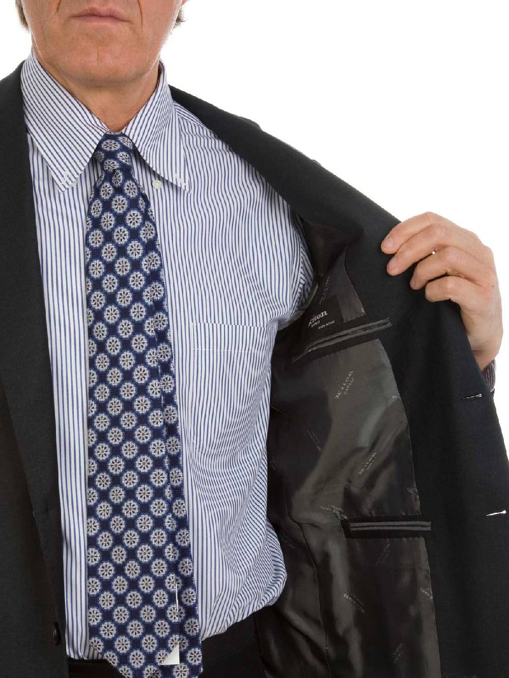 KITON Abito Uomo in Lana Liquidazione
