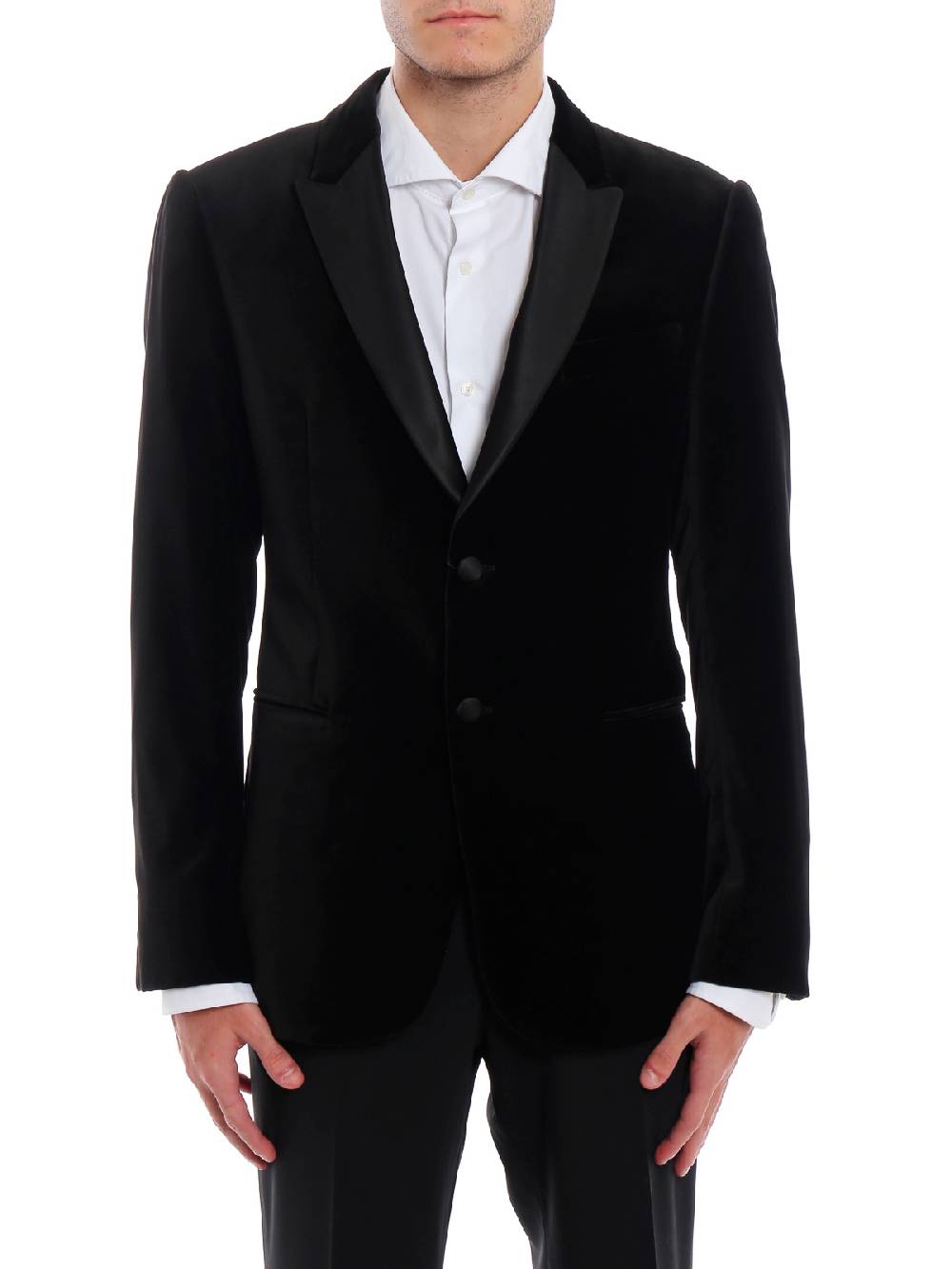 EMPORIO ARMANI Blazer Uomo in Velluto Offerte speciali