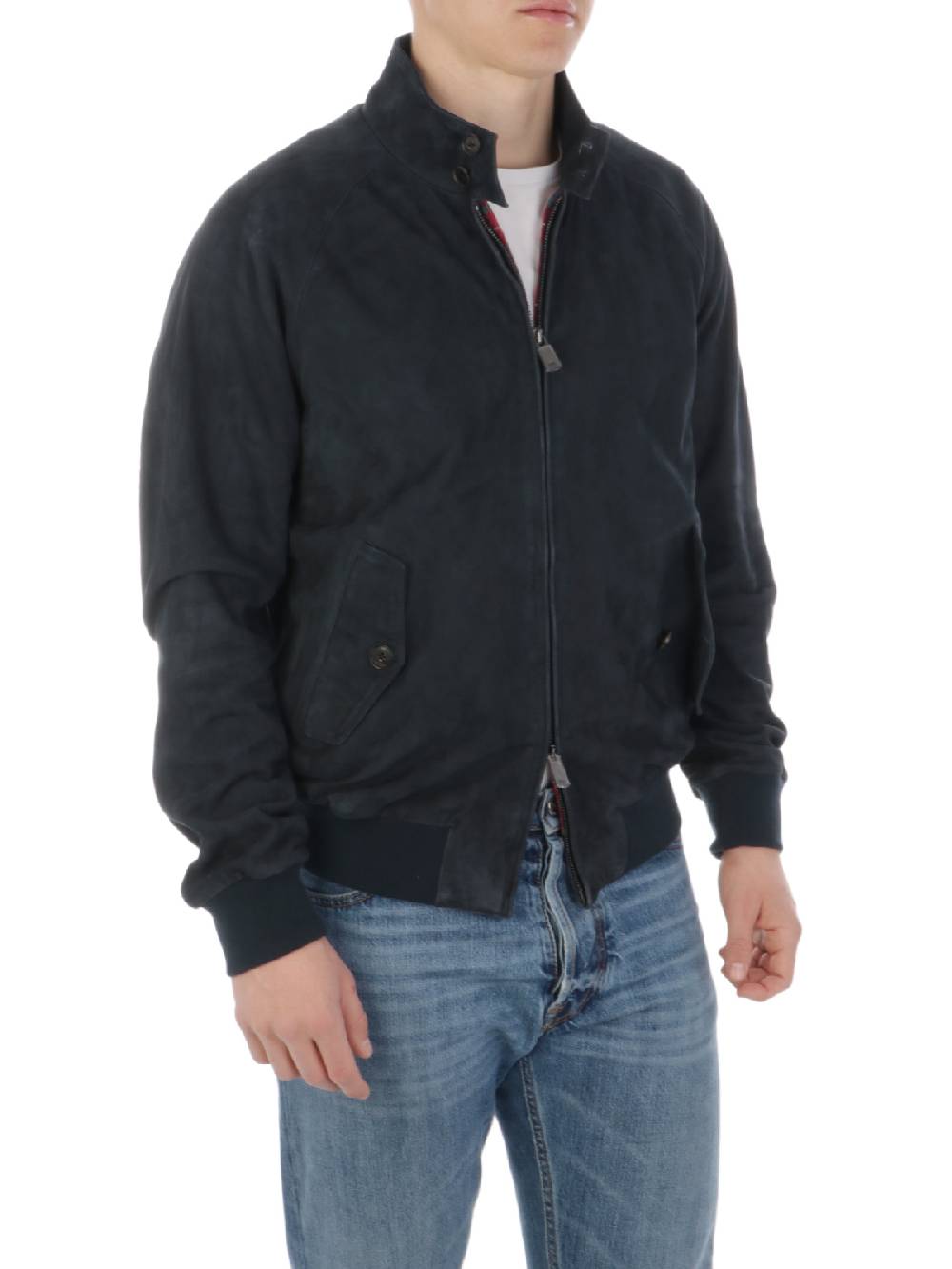 BARACUTA Giacca G9 in Pelle Scamosciata In vendita