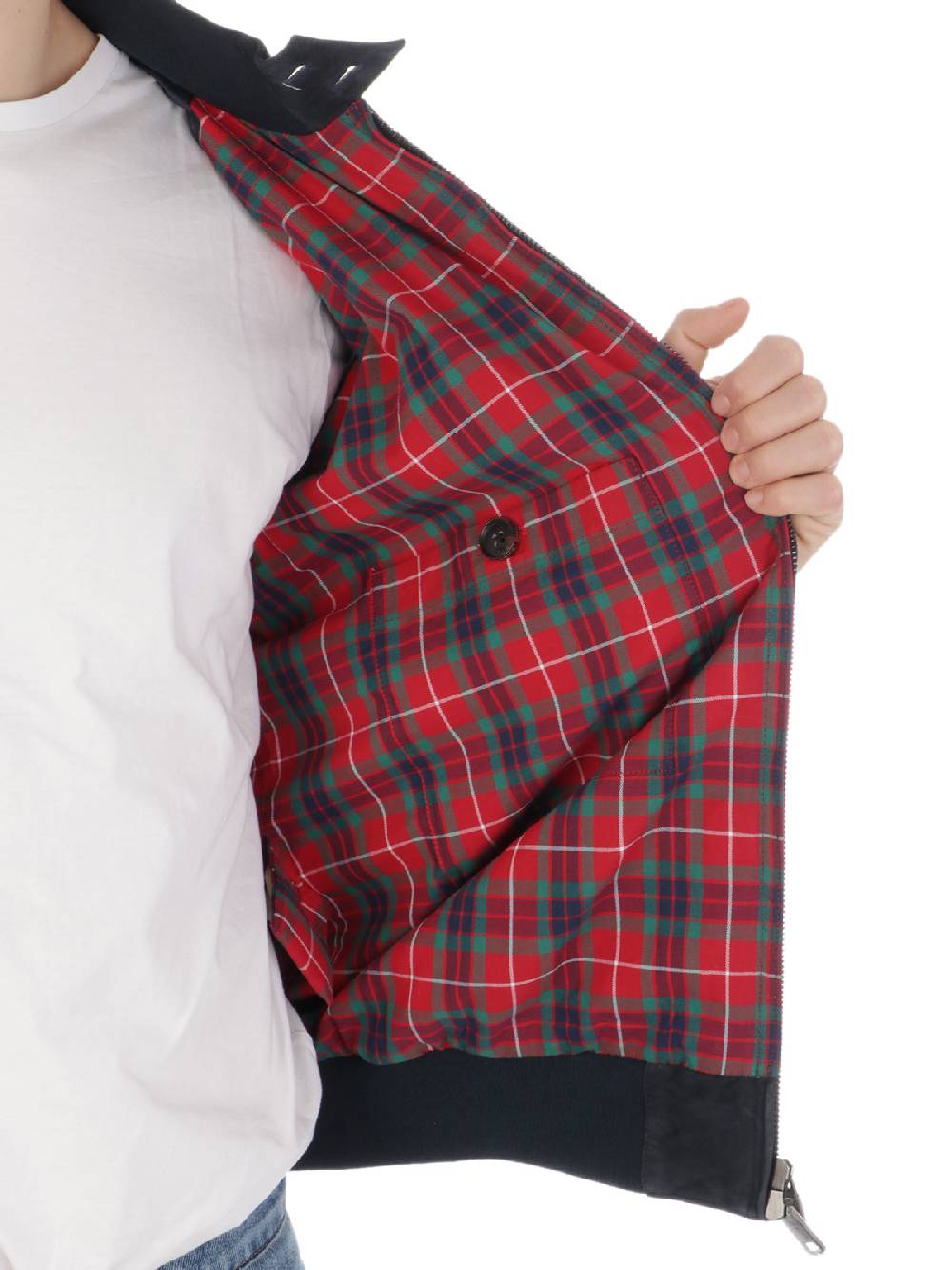 BARACUTA Giacca G9 in Pelle Scamosciata In vendita