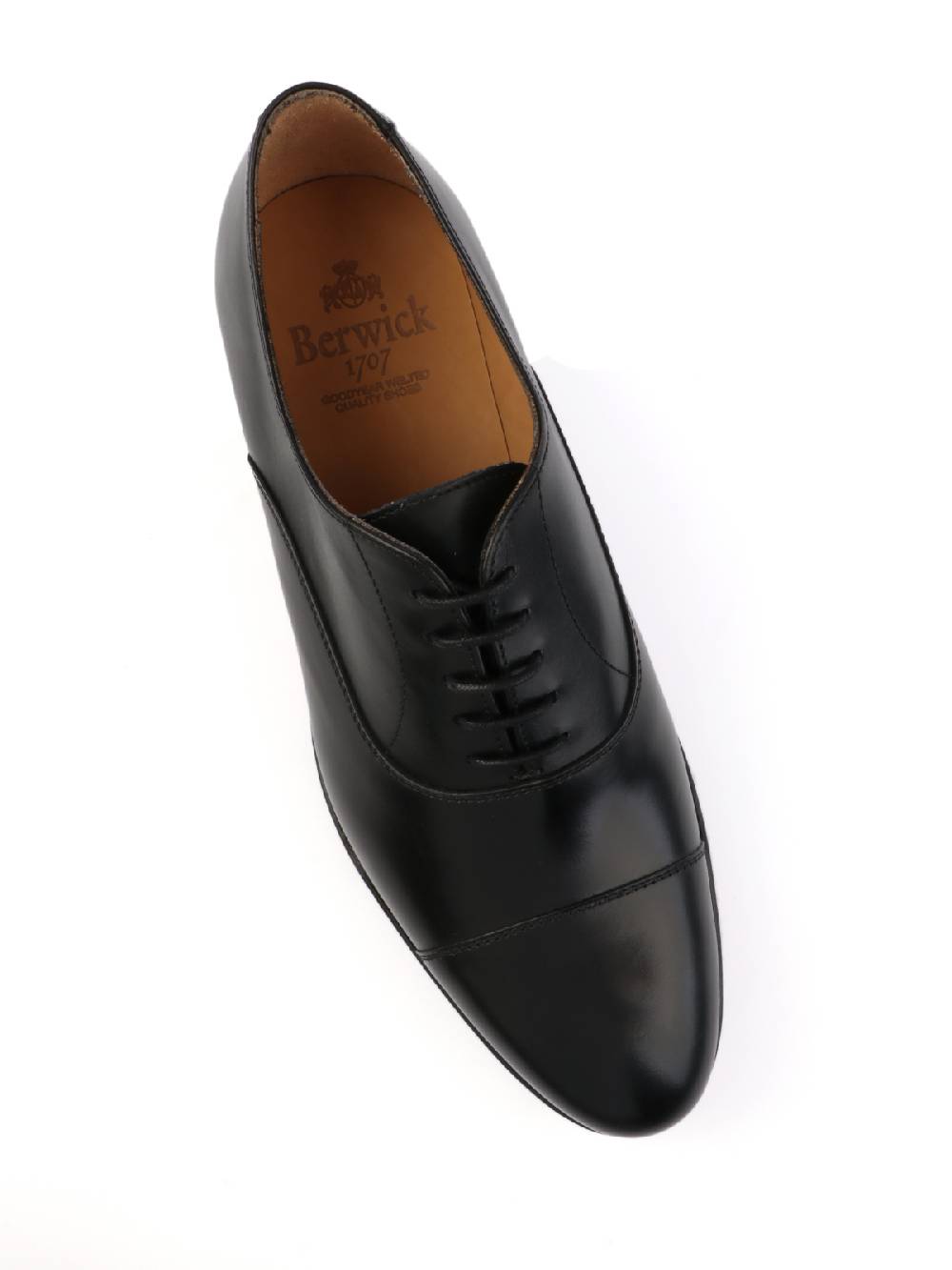 BERWICK 1707 Scarpa Oxford Uomo Box Calf In Linea