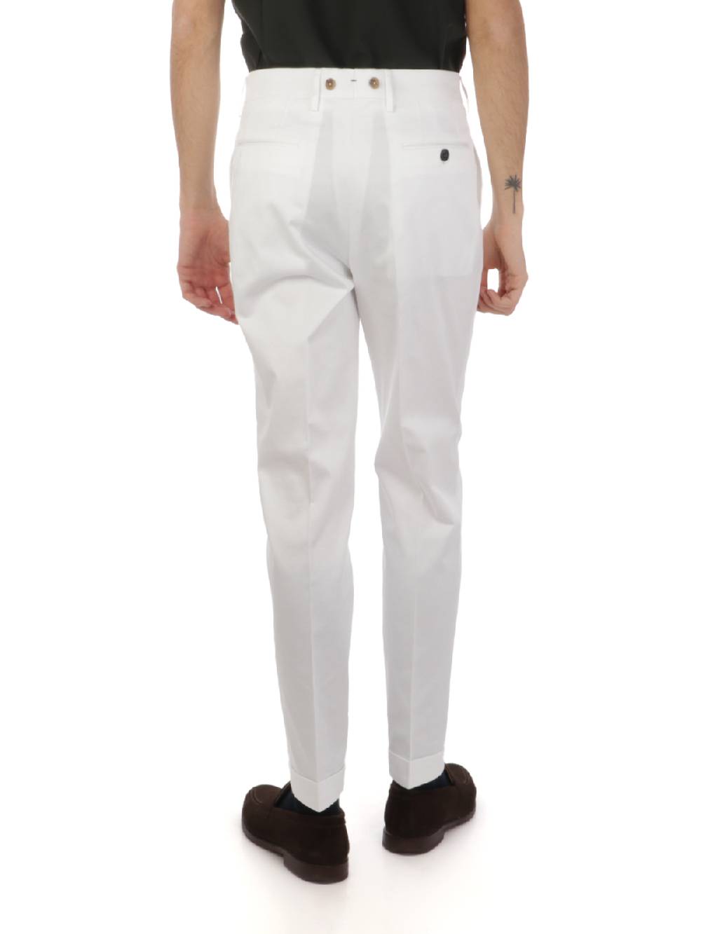 BERWICH Pantalone Uomo Barber in Twill Sottocosto
