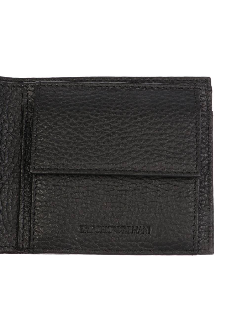 EMPORIO ARMANI Portafoglio Uomo in Pelle Bottalata Outlet