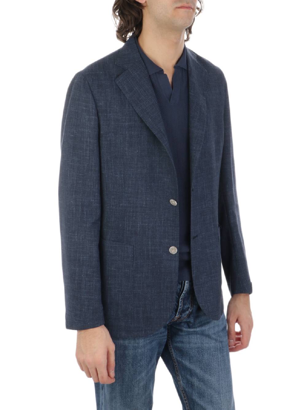 BARBA Giacca Uomo Easy In Lana E Seta Shopping online