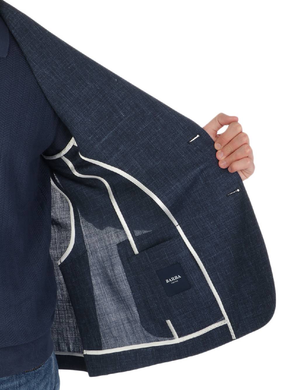 BARBA Giacca Uomo Easy In Lana E Seta Shopping online