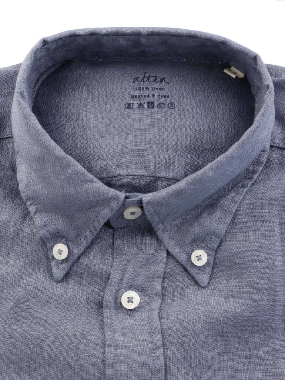 ALTEA Camicia Uomo In Lino Tinto In Capo Offerta temporanea