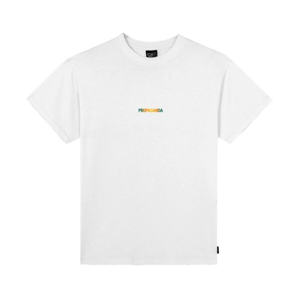 Propaganda Ribs Gradient T-Shirt – White Qualità