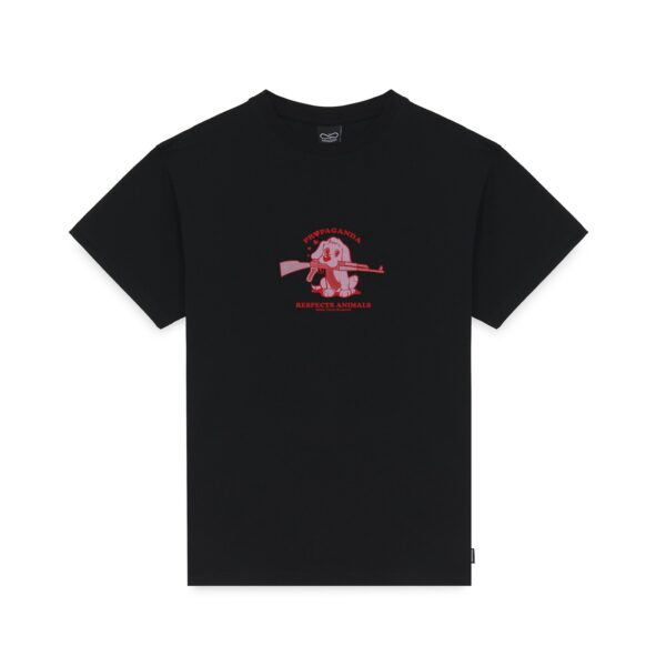 Propaganda Puppy T-Shirt – Black In Vendita