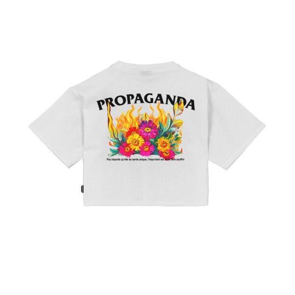 Propaganda Pyromantics Croptop Tee – White Shopping Online