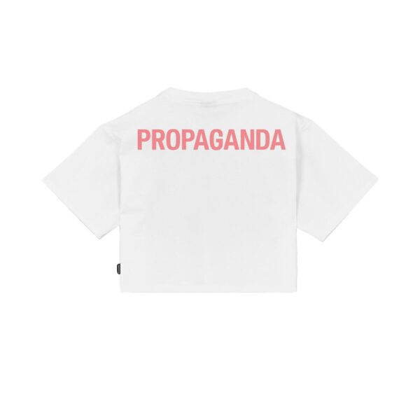 Propaganda Women Logo Croptop Tee – White Convenienza