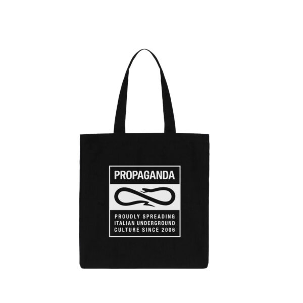 Propaganda Label Tote Bag – Black/White Acquista Ora