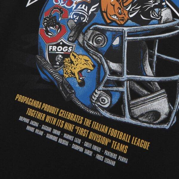 Propaganda Propaganda x IFL Helmet Tee – Black Fino Al -60%