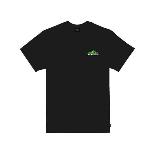 Propaganda Slimer Tee – Black Qualità Garantita